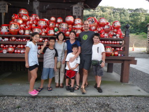 Our friends came along to leave their Daruma too!