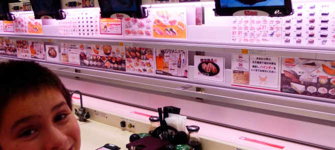 Conveyor belt sushi is so passé.