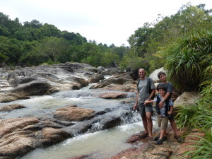 Waterfall hike, Koh Phangan