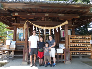 Visiting a Shinto shrine in Kawagoe