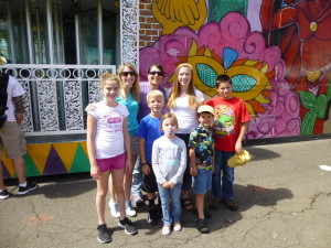 Meeting the Eugene cousins for a fun day in Salem!
