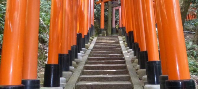 Thousands of Torii Gates at Fushimi Inari Shrine