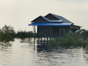 Home in the floating village of Kompong Phluk