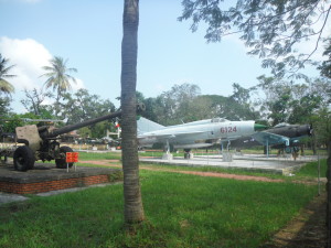 Captured military plane, Hue, Vietnam
