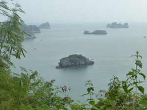 View into Halong Bay