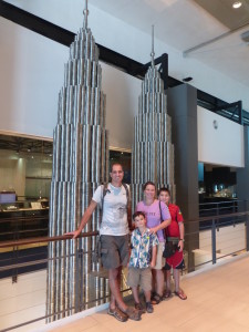 Petronas Towers built with 7,000 pewter cups. 
