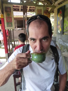 Tasting the Luwak coffee