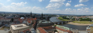 View of the Elbe from the Frauen Kirche