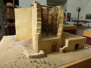 Model of Persian vertical axis windmill 
